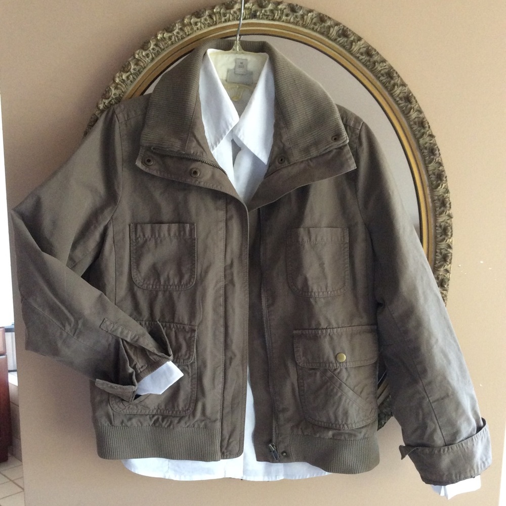 J. Crew 100% Cotton Bomber Jacket